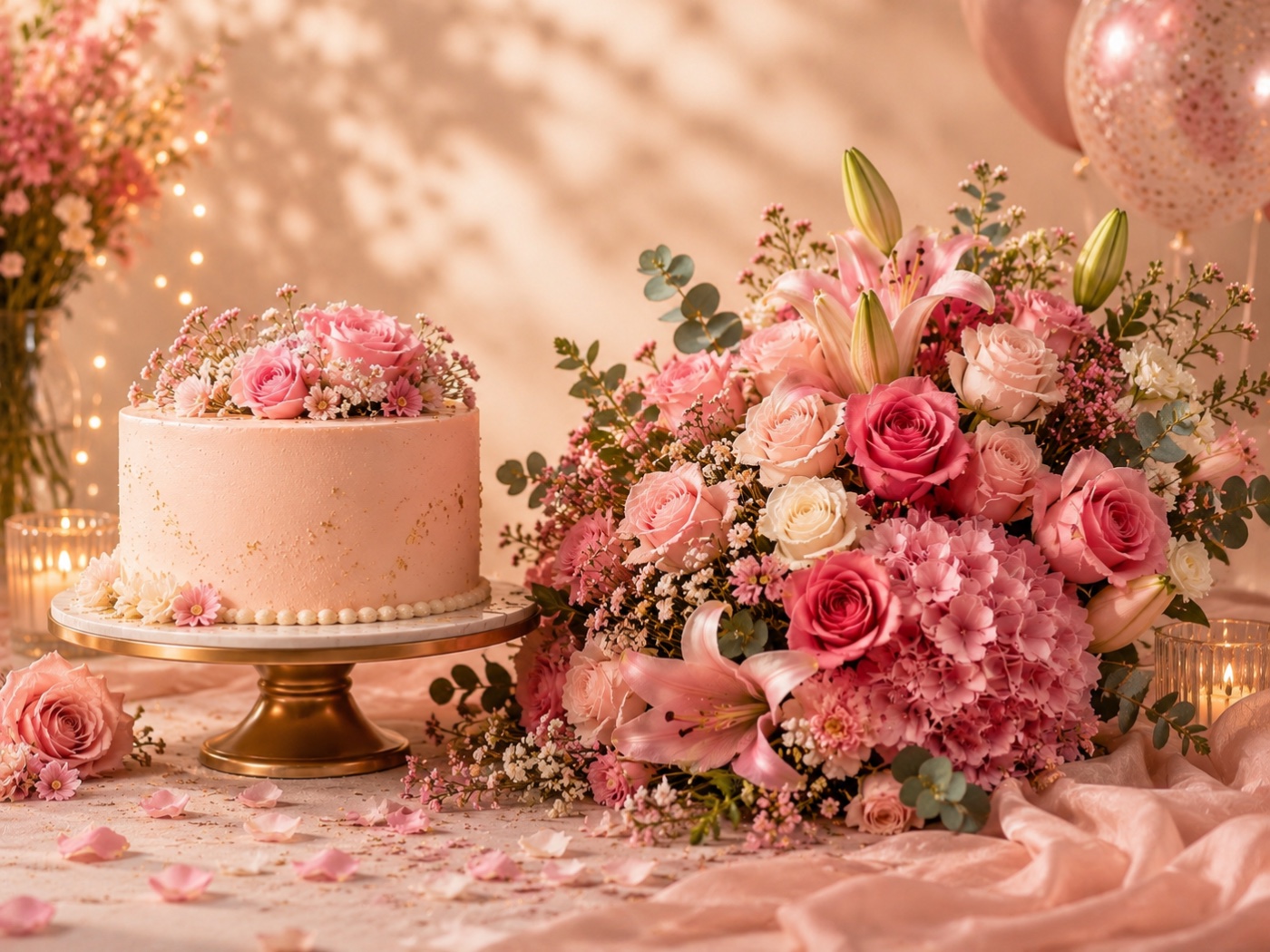 Birthday flower bouquet