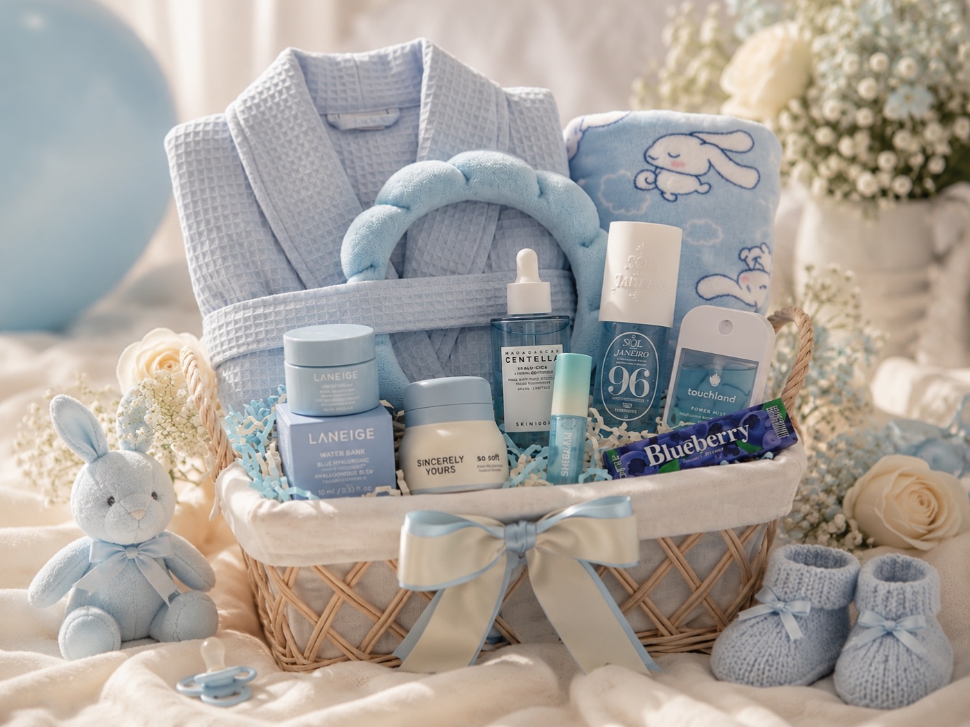 Baby announcement flowers