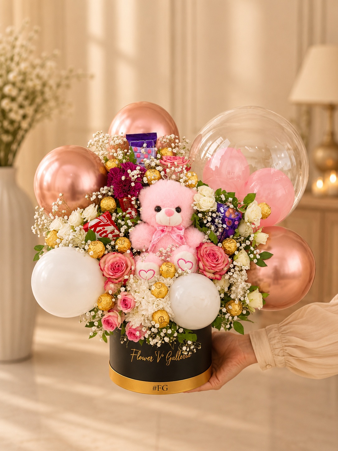 Luxury flower box arrangements
